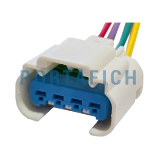 PORTAFICH FICHA CONECTOR 4 VIAS BOMBA DE COMBUSTIBLE CHEV CRUZE/ COBALT/ ONIX/ SPIN