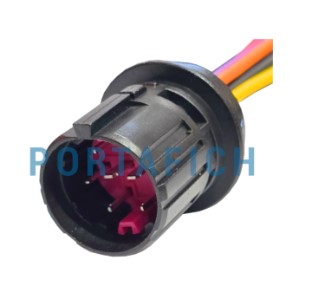 PORTAFICH FICHA CONECTOR 8 VIAS OPTICA IVECO/ FIAT ARGO/ CRONOS CONTRACONECTOR 1903