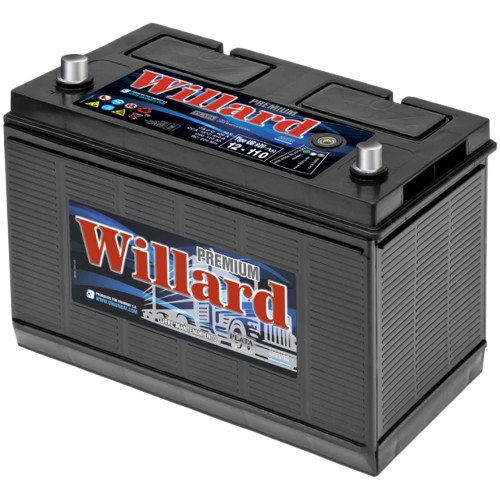 WILLARD BATERIA 12X110 750AMP HEAVY DUTY IZQUIERDA