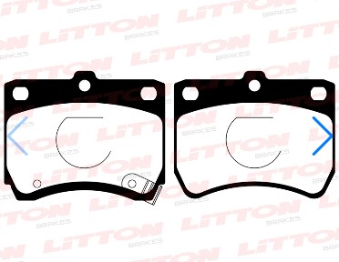 LITTON PASTILLAS FRENO FORD FESTIVA KIA AVELLA MAZDA DEL