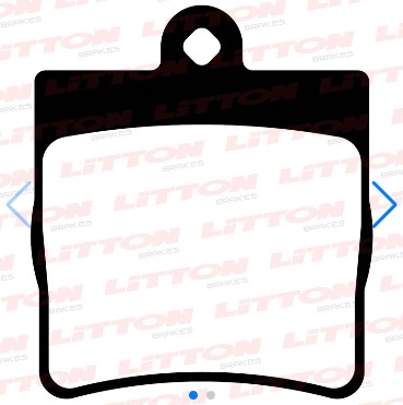 LITTON PASTILLAS FRENO TRAS. DODGE-CHRYSLER CROSSFIRE 03/ M-BENZ C180 C200 