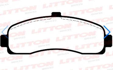 LITTON PASTILLAS FRENO NISSAN MICRA 10 13 16V DEL