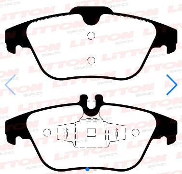 LITTON PASTILLAS FRENO TRAS. M-BENZ CLASE C 180 200 1.8 