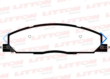 LITTON PASTILLAS FRENO TRAS. DODGE-CHRYSLER RAM 2500 3500 09/