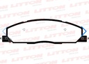 [47650UP.0500] LITTON PASTILLAS FRENO TRAS. DODGE-CHRYSLER RAM 2500 3500 09/