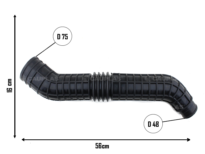 CAUPLAS MANGUERA TOMA DE AIRE FIAT DUCATO CITROEN JUMPER PEUGEOT BOXER 2.8 TD 8V 99/09