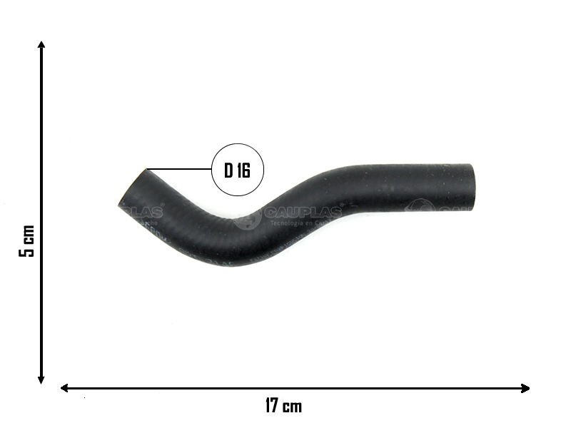 CAUPLAS MANGUERA CALEFACTOR ENTRADA HONDA CR-V 2.0 GASOLINA T/M-5M 00/01