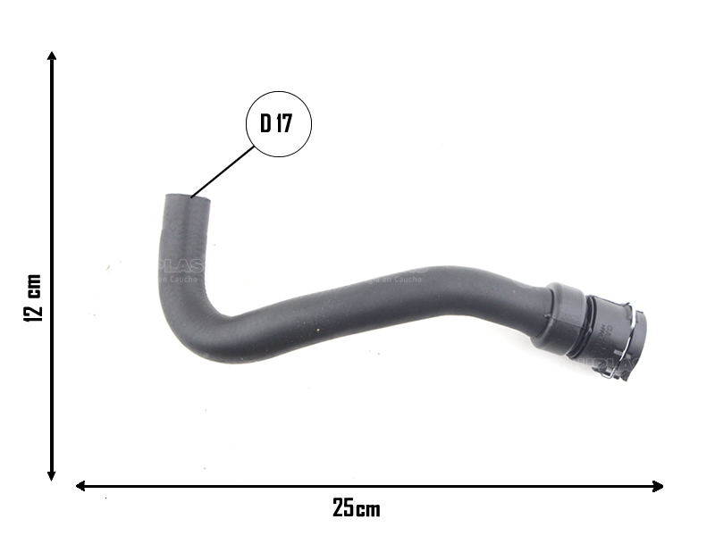 CAUPLAS MANGUERA CALEFACCION ENTRADA FIAT TORO 1.8 16V JEEP RENEGADE 1.8