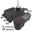 [GA905.0360] GAUSS REGULADOR DE VOLTAJE T/VALEO FIAT DOBLO PALIO STILO 1.8 02> DUCATO 2.8 03> CHEVROLET CORSA 1.0 1.8 02> MERIVA 1.8 02> CORSA 1.0 8V 16V 1.4 1.6 1.6 16V 94> CELTA 1.0 1.4 00> (DR-13)