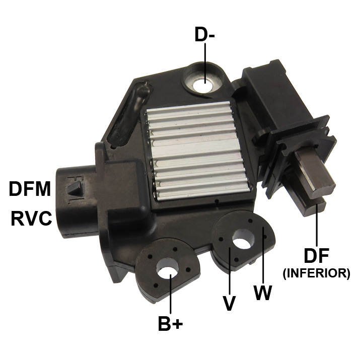 GAUSS REGULADOR DE VOLTAJE T/VALEO CHEVROLET AGILE CAPTIVA CAMARO MONTANA 10/14 CORSA CLASSIC 14> (DR-14)