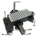 [GA595.0360] GAUSS REGULADOR DE VOLTAJE T/INDIEL PEUGEOT 306 405 VW GOL 1.6/ 1.8/ 2.0 98/02 FORD ESCORT ZETEC 1.6 RANGER (DR-8)