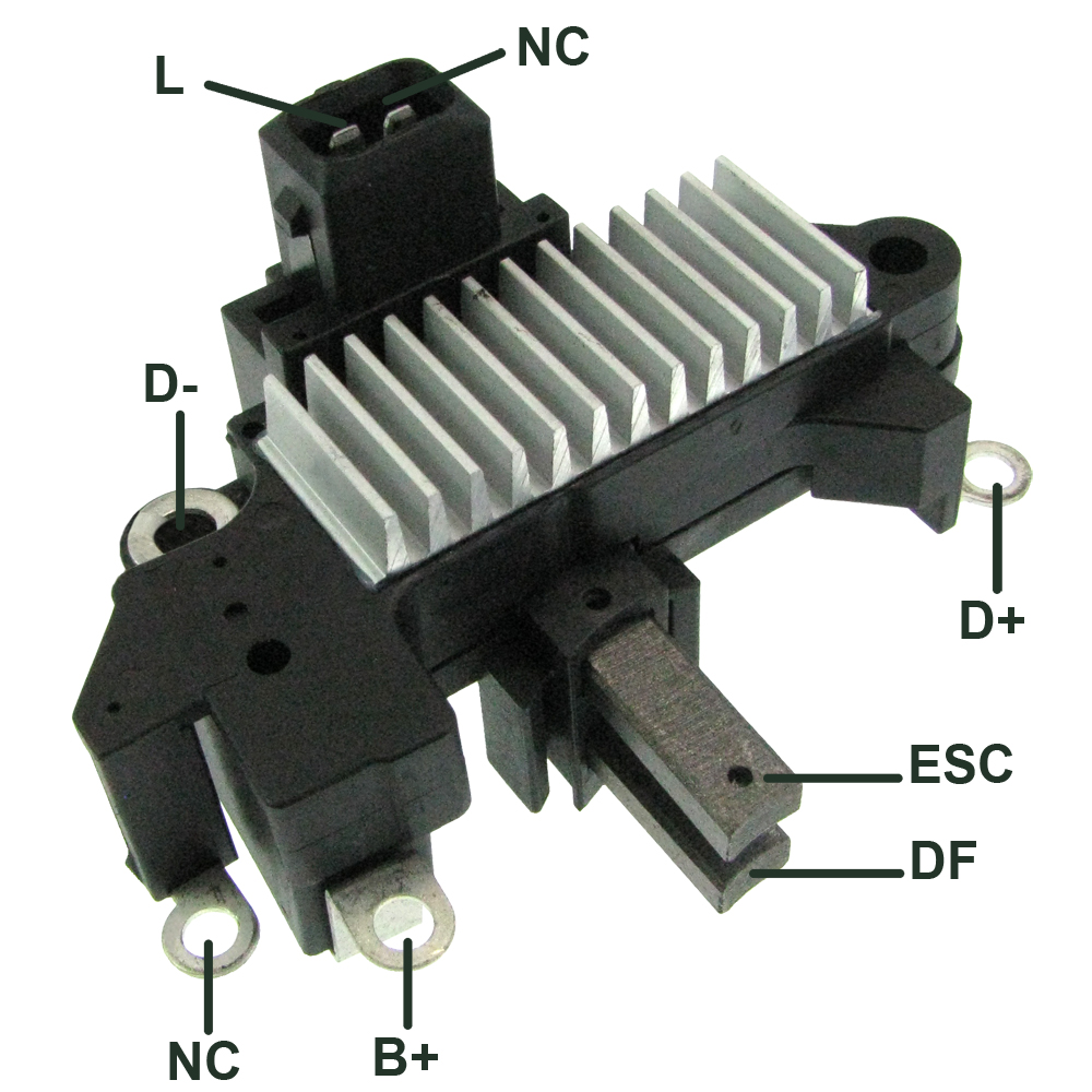 GAUSS REGULADOR DE VOLTAJE T/INDIEL VW GOL III SAVEIRO III (DR-9)