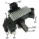 [GA598.0360] GAUSS REGULADOR DE VOLTAJE T/INDIEL VW GOL III SAVEIRO III (DR-9)
