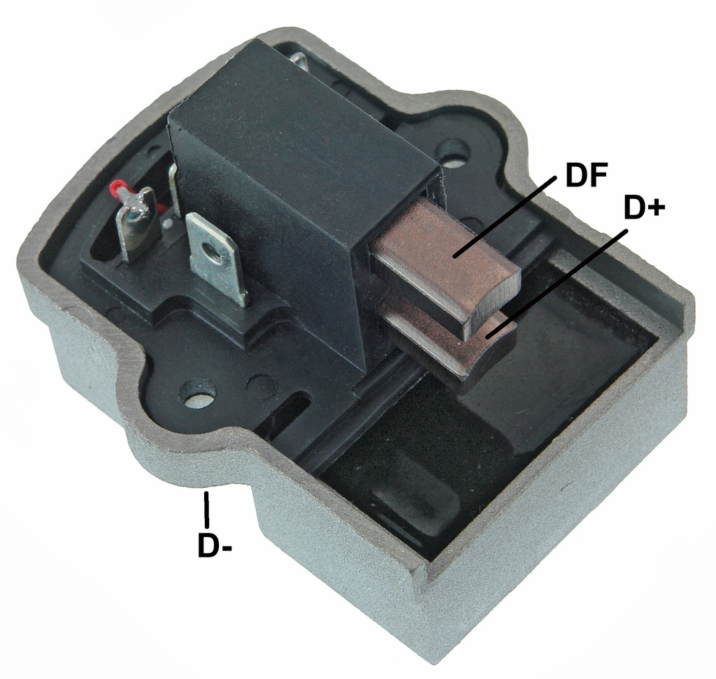 GAUSS REGULADOR DE VOLTAJE T/INDIEL CHEVROLET C10 FIAT 125 128 133 147 400 DUNA 1.4 FIORINO REGATTA 1.5 SPAZIO UNO 1.4 FORD PICK UP F100 F150 F4000 FALCON PEUGEOT 504 505 RENAULT R12/ R18 1.4 1.6 TORINO VW 1500 VOLVO