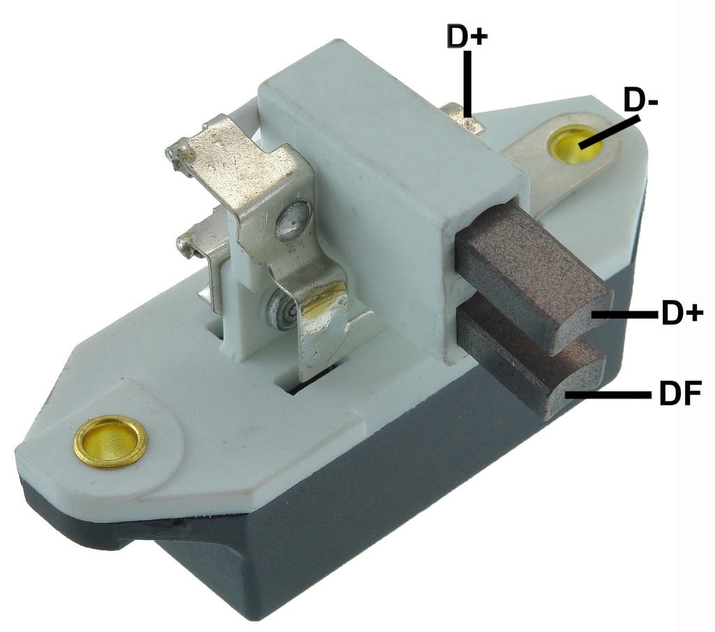 GAUSS REGULADOR DE VOLTAJE T/BOSCH VW GOL 1.6 VOYAGE QUANTUM PASSAT POINTER (TODOS 92> C/AA) FORD ESCORT 1.8 XR3 G FIAT UNO MILLE UNO 1.3 1.5 147 FIORINO (DR-1)
