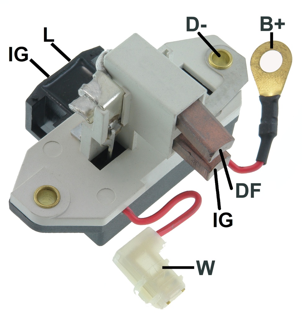 GAUSS REGULADOR DE VOLTAJE T/BOSCH RENAULT R19 1.6 RNI C/AA R9 CLIO MOTOR C3L TRAFIC 2.2 Y DIESEL (DR-5)