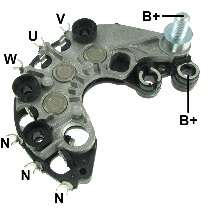 GAUSS PLACA RECTIFICADORA CHEVROLET CORSA AGILE MONTANA MERIVA S/AA 1.4 1.8