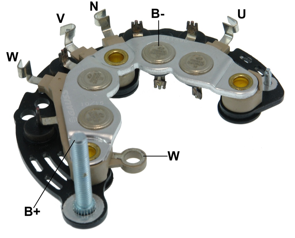 GAUSS PLACA RECTIFICADORA FORD FIESTA KA ECOSPORT