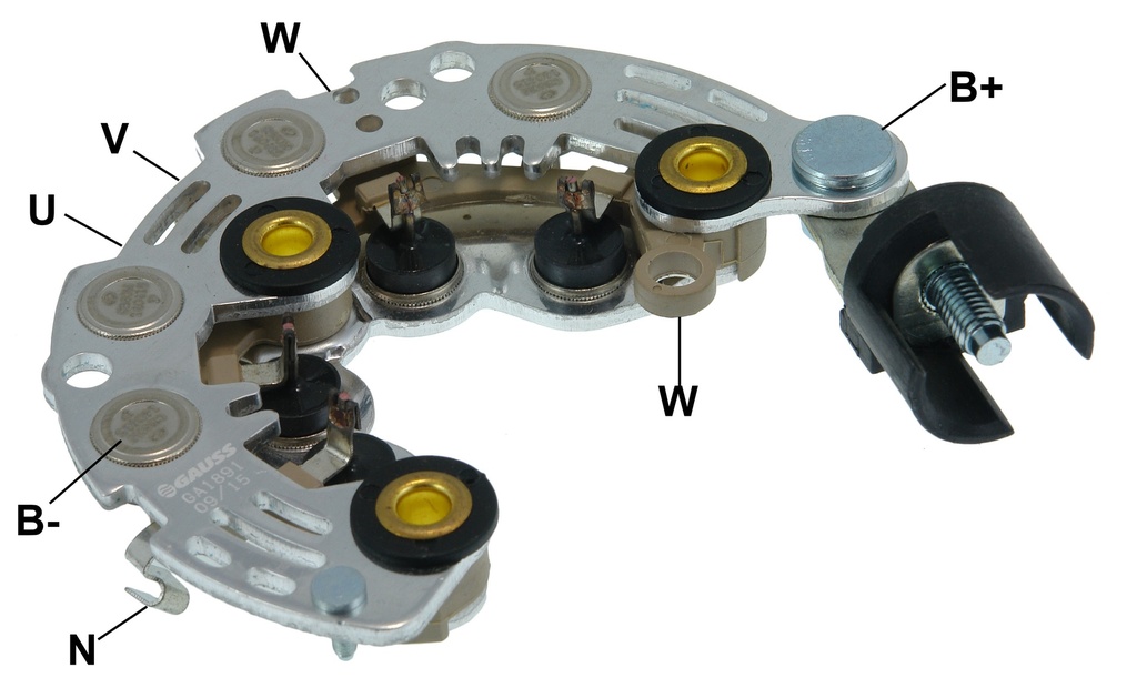 GAUSS PLACA RECTIFICADORA FORD FOCUS I MONDEO ECOSPORT (CP-15)
