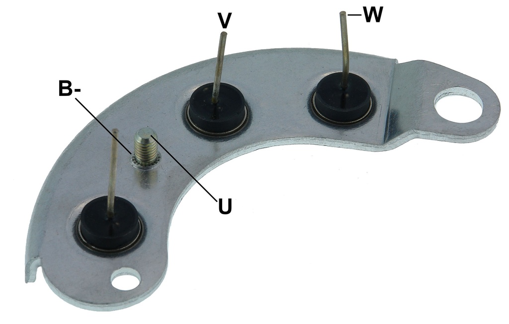 GAUSS PLACA RECTIFICADORA FORD ESCORT GL C/AC Y 1000 VW GOL VOYAGE SAVEIRO C/AC 1.6 GOL 1000