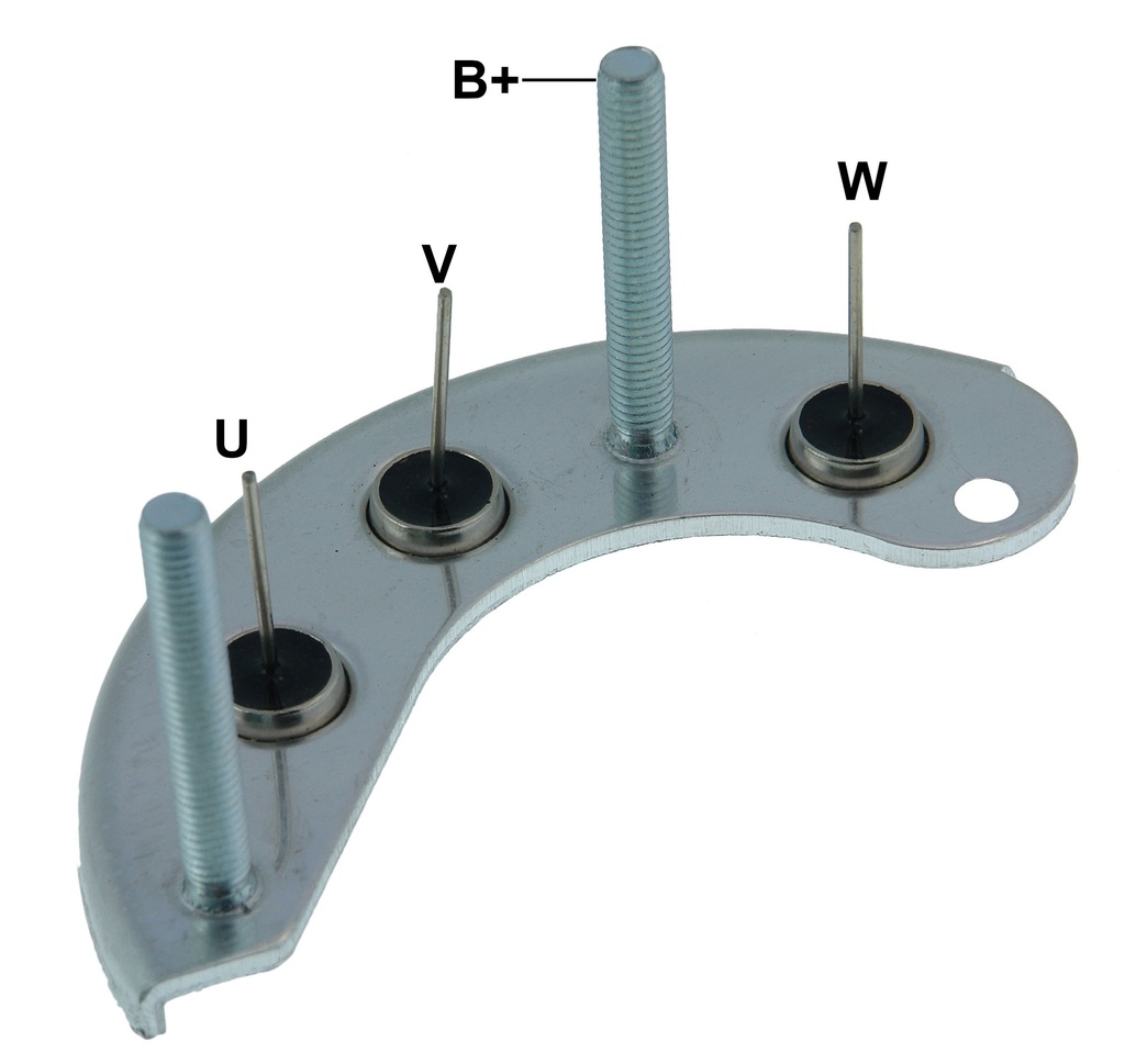 GAUSS PLACA RECTIFICADORA FORD ESCORT GL C/AC Y 1000 VW GOL VOYAGE SAVEIRO C/AC 1.6 GOL 1000