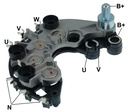 [GA1825.0360] GAUSS PLACA RECTIFICADORA FIAT DOBLO 1.8 OHC I 03> PALIO 1.8 OHC I 02> STILO 1.8 03> CHEVROLET CORSA SEDAN 1.0 02> (CP-12)