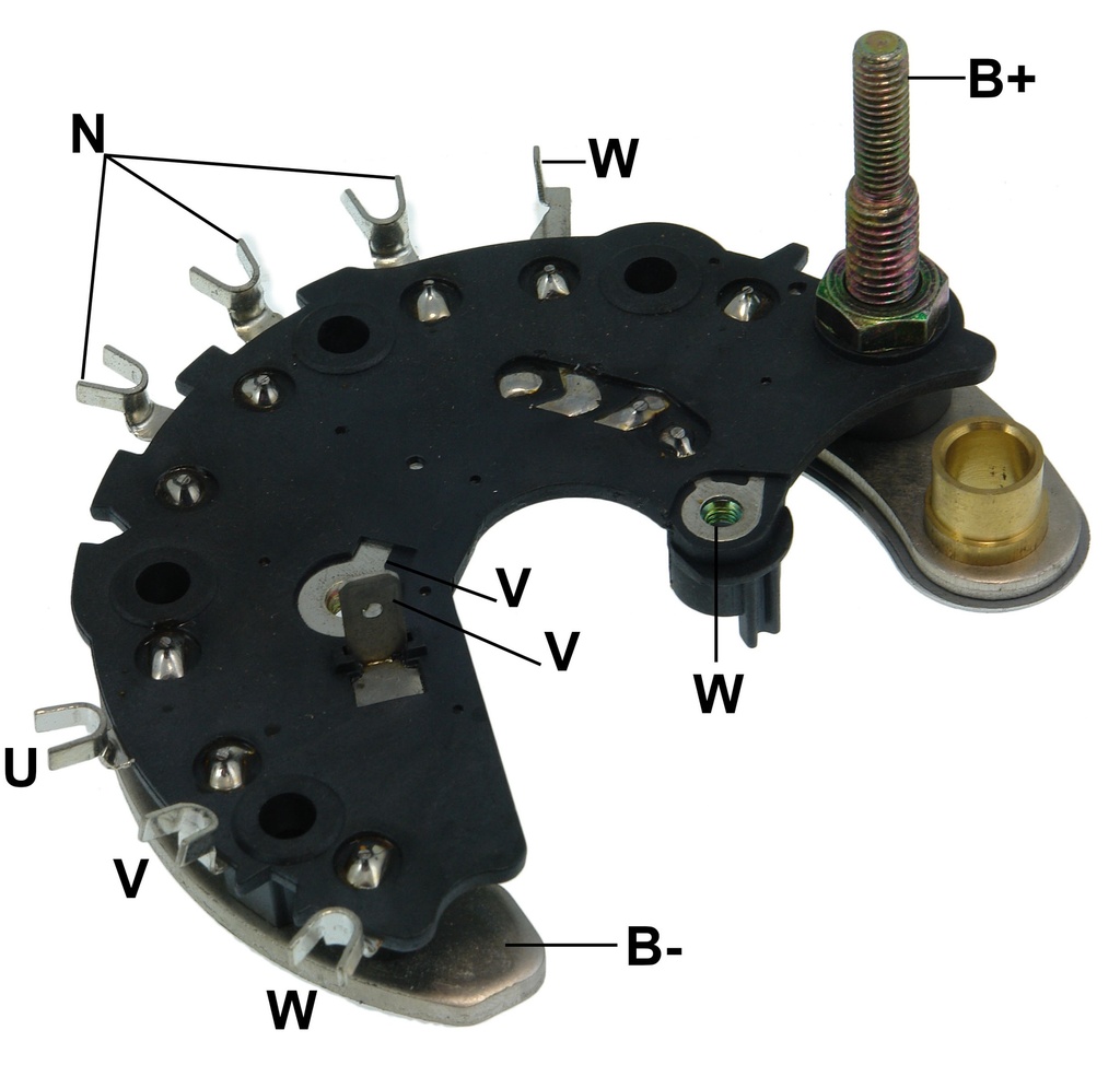 GAUSS PLACA RECTIFICADORA CITROEN FIAT PEUGEOT (CP-13)