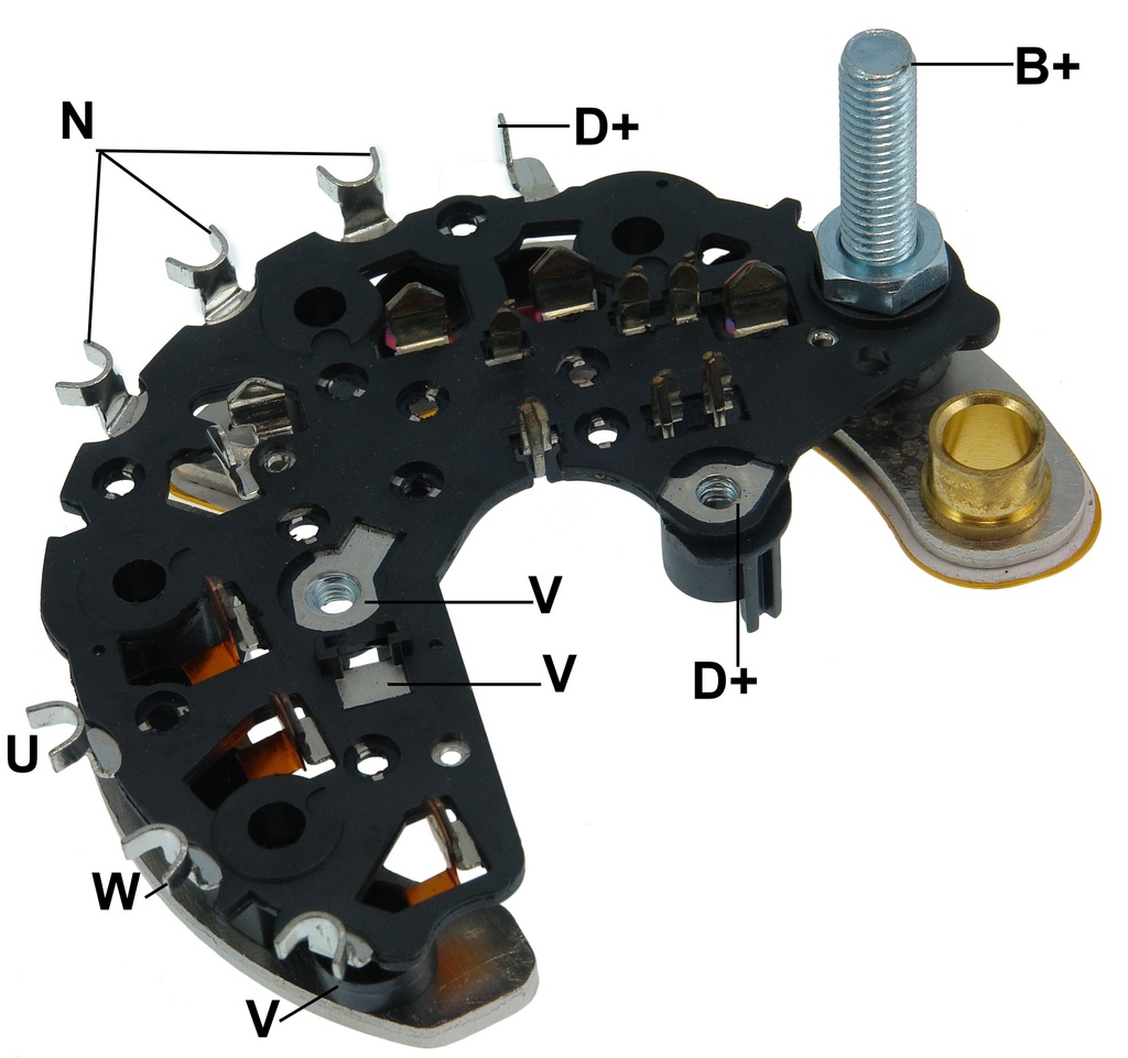 GAUSS PLACA RECTIFICADORA CITROËN SAXO 1.4 ZX 1.8 1.9D PEUGEOT 405 1.6 1.8I VW GOLF PASSAT 1.6 1.8 1.9TD 2.0 92/97 POLO POLO CLASSIC 1.6 95/99