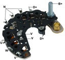 [GA1843.0360] GAUSS PLACA RECTIFICADORA CITROËN SAXO 1.4 ZX 1.8 1.9D PEUGEOT 405 1.6 1.8I VW GOLF PASSAT 1.6 1.8 1.9TD 2.0 92/97 POLO POLO CLASSIC 1.6 95/99 (CP-13)
