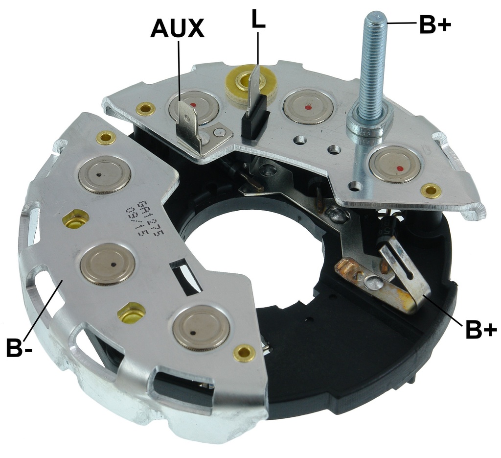 GAUSS PLACA RECTIFICADORA CHEVROLET CHEVETTE 1.6 PICK UP D20 TRACTORES 12000 14000 MONZA KADETT IPANEMA  FIAT SPAZIO UNO 147 FIORINO <79