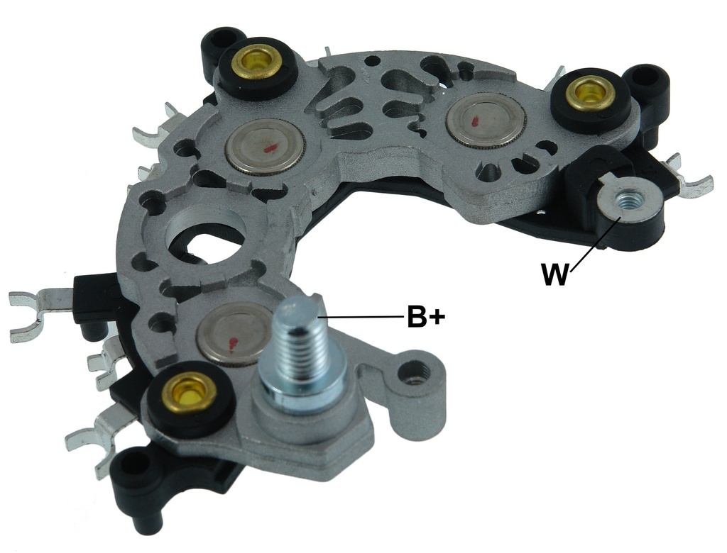 GAUSS PLACA RECTIFICADORA VW CROSSFOX FOX 1.0 1.6 08/14 GOL II 1.0 8V 96/05 GOL III 1.0 8V 16V 99/05 GOL IV 1.0 05/13 GOL V VOYAGE 1.0 1.6 08/12  VI 1.0 1.6 12 GOLF III 2.0 94/98 POLO SAVEIRO V 1.6 09 (CP-6)