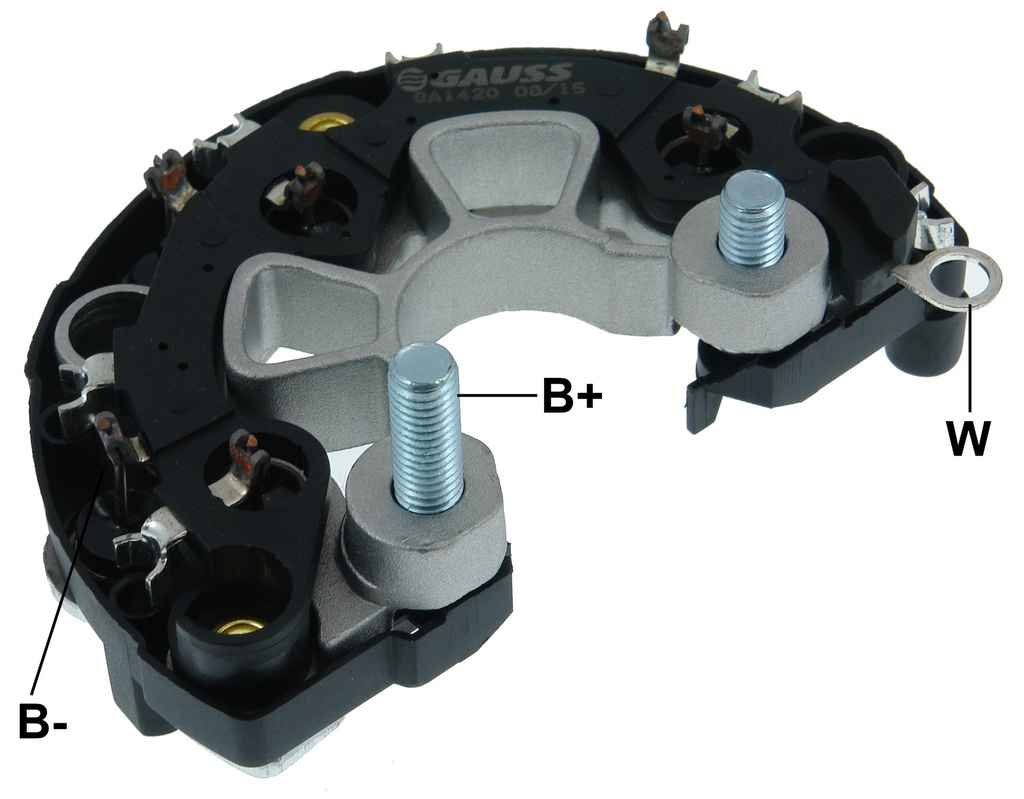 GAUSS PLACA RECTIFICADORA CHEVROLET ASTRA 2.0 ZAFIRA 2.0 DTH 16V PORSCHE 911 3.6 GT3 BOXTER 2.5 (CP-6)