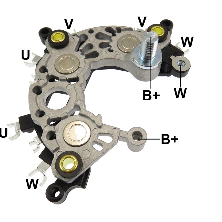 GAUSS PLACA RECTIFICADORA FIAT UNO 1.4 FIRE 15> (CP-9)