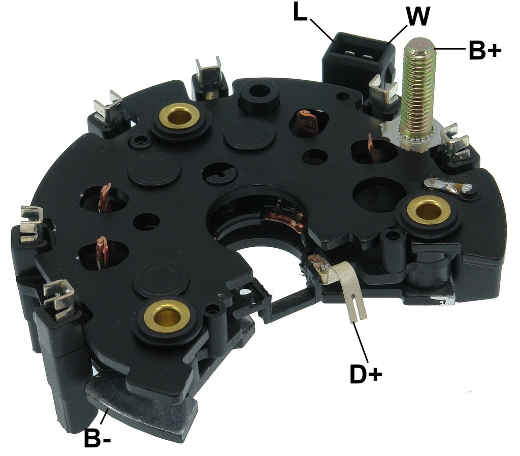 GAUSS PLACA RECTIFICADORA CHEVROLET S10 2.5L 95> SILVERADO 4.2 DLX 96> D6000 D6150 96> FORD RANGER 2.5D 97> M BENZ SPRINTER 310 312 412 (CP-14)
