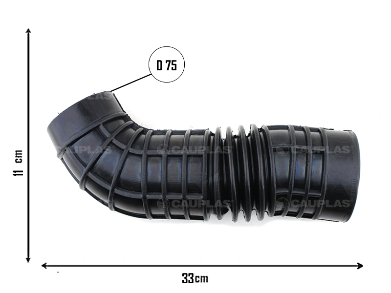 CAUPLAS MANGUERA CIRCULACION DE AIRE FIAT DUCATO 2.8 DSI 98/10