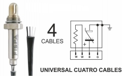 FISPA SONDA LAMBDA UNIVERSAL 4 CABLES
