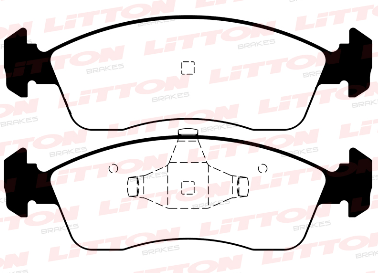 LITTON PASTILLAS FRENO FIAT PALIO NOVO 1.0 - 1.4 FLEX UNO CARGO 1.3 8V MOBI UNO WAY 1.0 PEUGEOT 208 CITROEN C3 1.5 - 1.6 '13