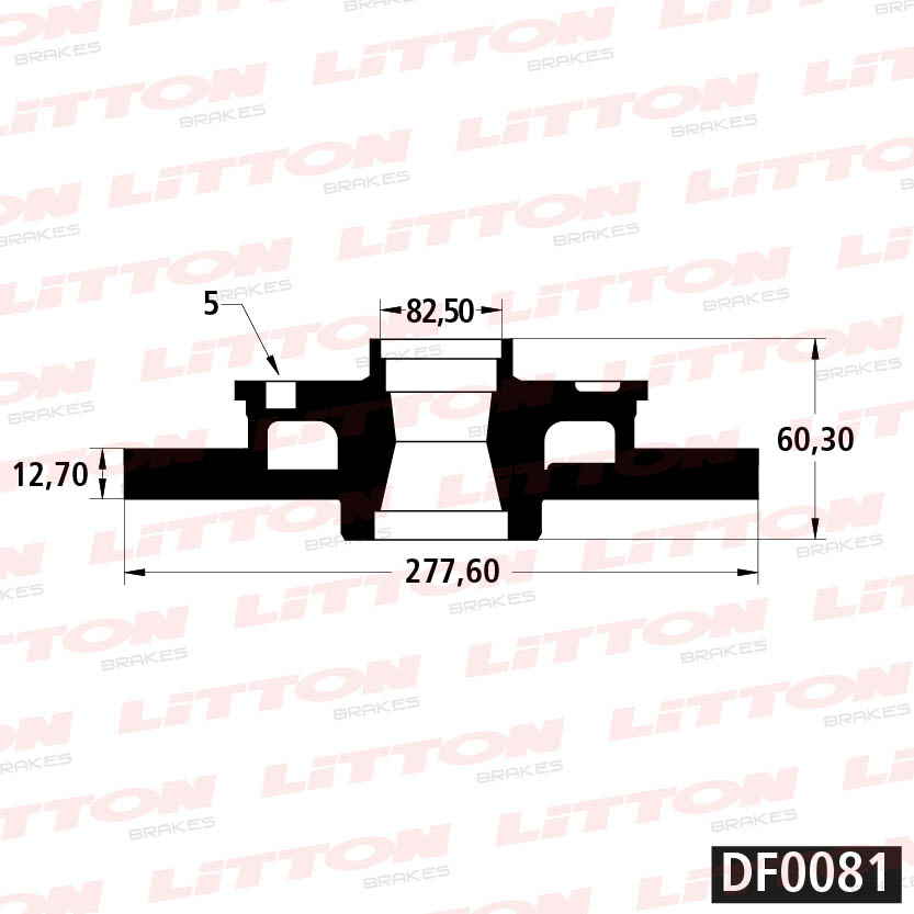 LITTON DISCO FRENO FORD FALCON RANCH FAIRLANE DEL