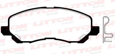 LITTON PASTILLAS FRENO DEL. CITROEN C4 DODGE CHRYSLER MITSUBISHI PEUGEOT 4008