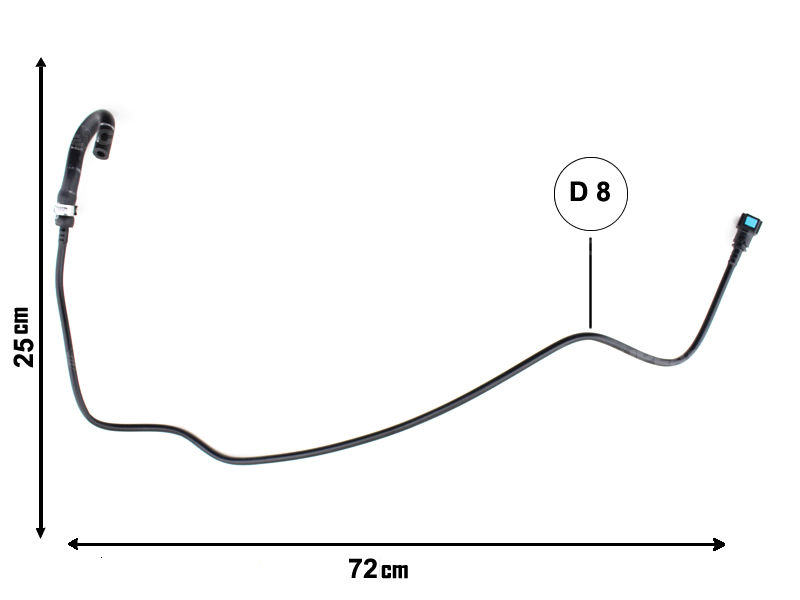 CAUPLAS MANGUERA VASO DE EXPANSION FORD FIESTA 1.6 16V DURATEC 02/08