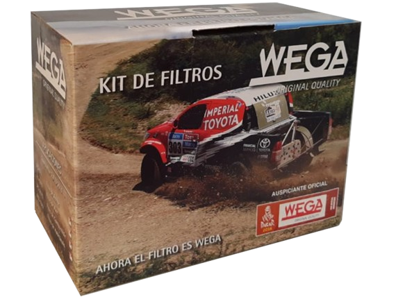 WEGA KIT FILTROS TOYOTA HILUX NEW (JFA0282 + JFC207/3 + JFO0211 + AKX1967)