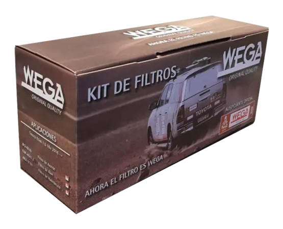 WEGA KIT FILTROS TOYOTA ETIOS NEW (FAP4041 + JFO0210 + AKX2161)