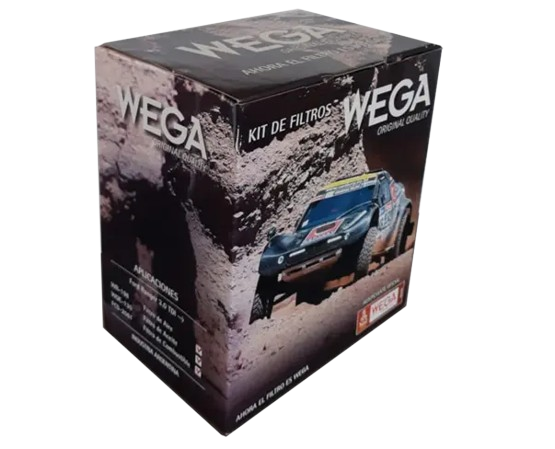 WEGA KIT FILTROS FORD RANGER 3.0 POWERSTROKE (WR198 + WOE130 + FCD2061)