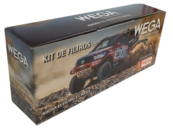 WEGA KIT FILTROS CIT C4 1.6I PEU 307 1.6 (FAP4054/2 + WOE710 + FCI1630 + AKX1446)