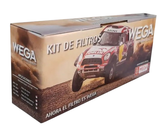 WEGA KIT FILTROS CHEVROLET CORSA (FCI1660 + WO130 + FAP2827 + AKX3536)