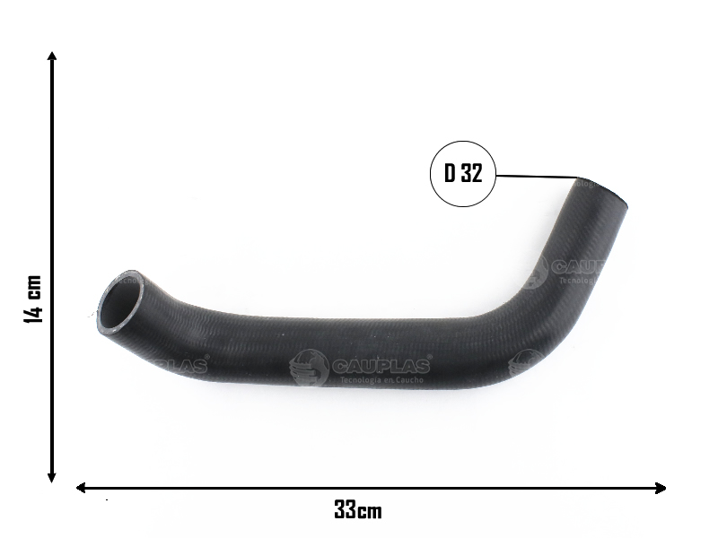 CAUPLAS MANGUERA RADIADOR INFERIOR ALFA ROMEO 145 155 1.8 16V 00/02