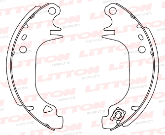 LITTON ZAPATA DE FRENO RENAULT EXPRESS 5 9 11 PEUGEOT 205