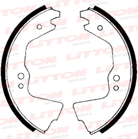 LITTON ZAPATA DE FRENO FIAT 600 66>