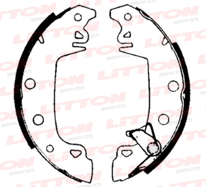 LITTON ZAPATA DE FRENO CITROEN C15 RENAULT FUEGO R12 R18 69/81 C/PALANCA