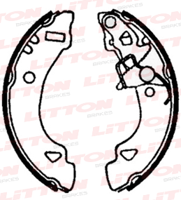 LITTON ZAPATA DE FRENO FIAT UNO RESTAYLING LOCKEE
